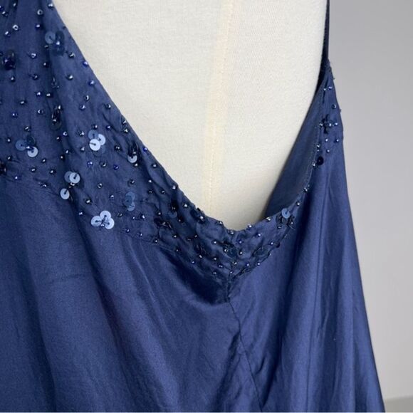 Eileen Fisher 100% Silk Sleeveless Blouse Sequins Statement Top Lined Sz 1X - Picture 7 of 9